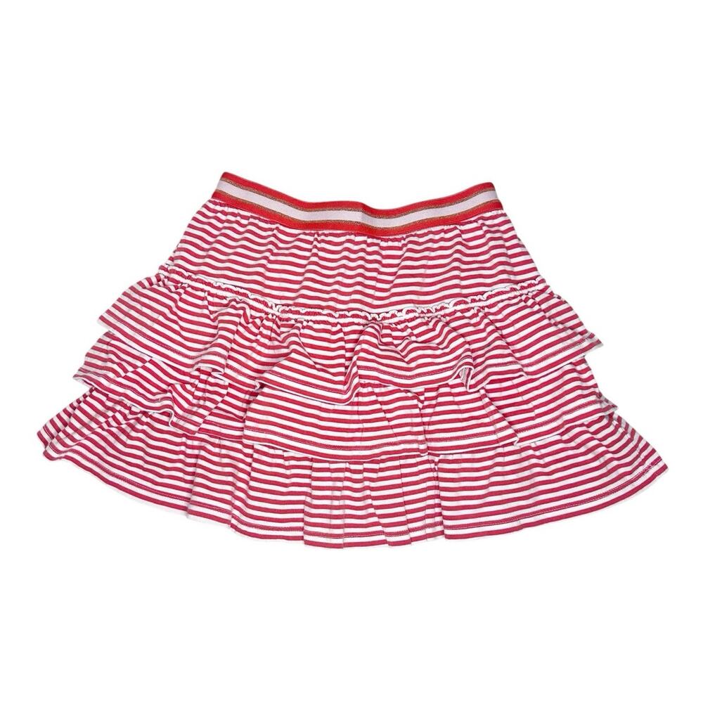 Boden Striped Ruffle Skort Size 9-10Y